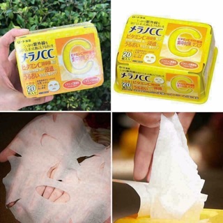Mặt Nạ CC Melano Trắng Da, Mờ Thâm Mụn, Nám