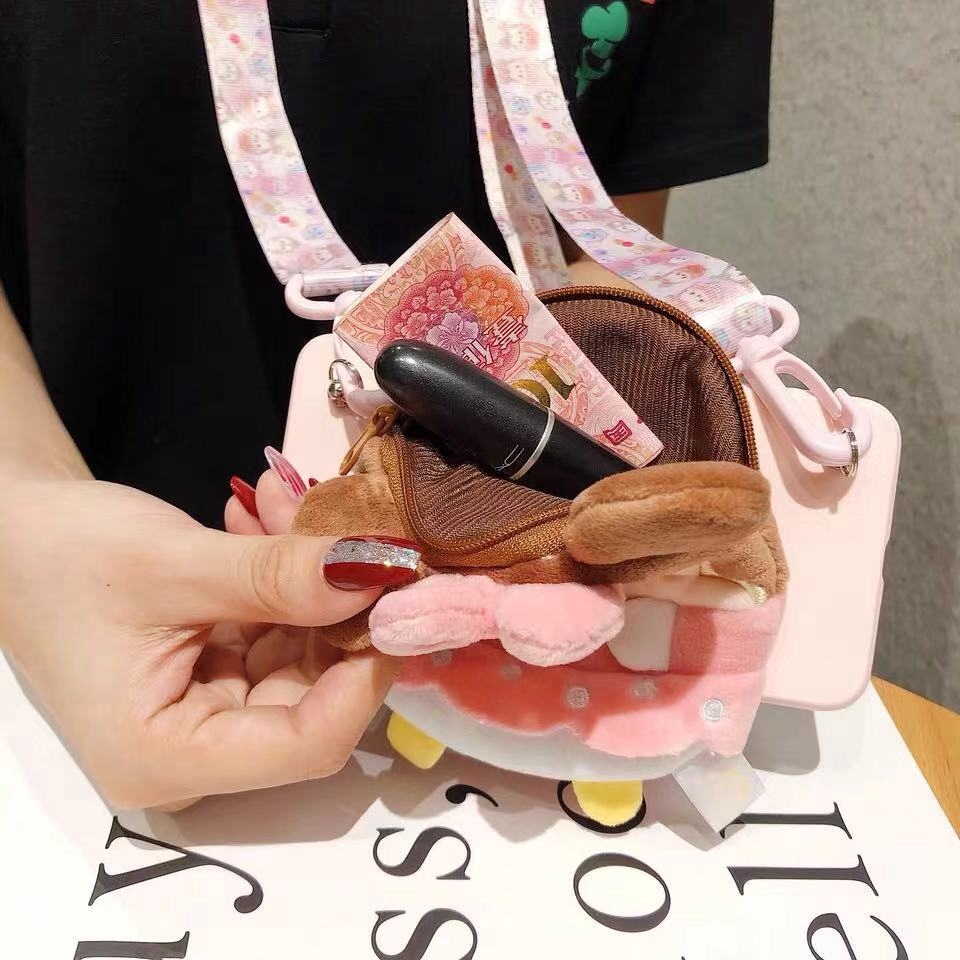 Ốp ví hoạt hình vải bông nhiều mẫu mã cho Samsung A10 A10S A20 A30 A70 A50 A50S A30S A7 2018 A51 A71 S11 Plus