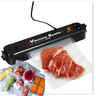 Máy hút chân không thực phẩm Vacuum Sealer - Tặng 10 túi hút dùng cho gia đình hút siêu khỏe hết khí [Bảo hành 1 Năm]