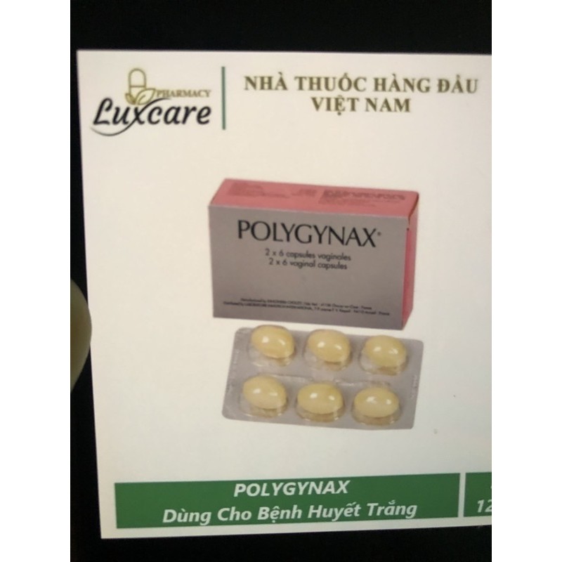 đặt phụ khoa polygynax 12 viên