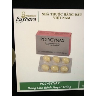 Đặt phụ khoa polygynax 12 viên
