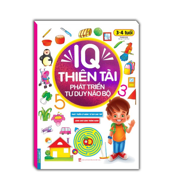 Sách - IQ thiên tài phát triển tư duy não bộ 3 - 4 tuổi