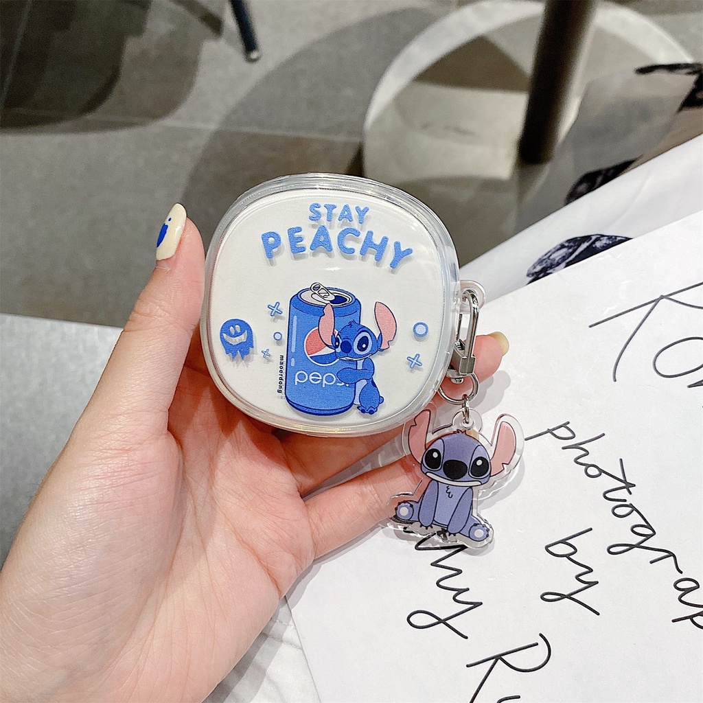 Vỏ Bọc Hộp Sạc Tai Nghe Baseus WM01 Plus Bằng TPU Mềm Trong Suốt Chống Sốc Kiểu Hoạt Hình Dễ Thương Kèm Hộp Sạc