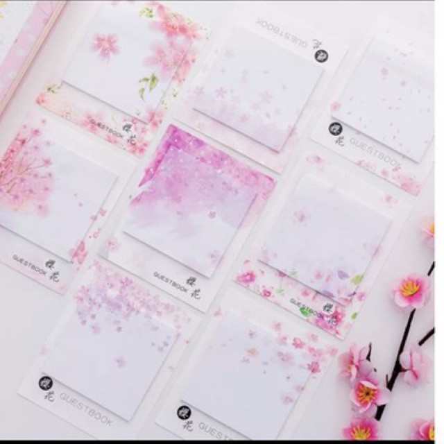 Giấy note hình hoa anh đào