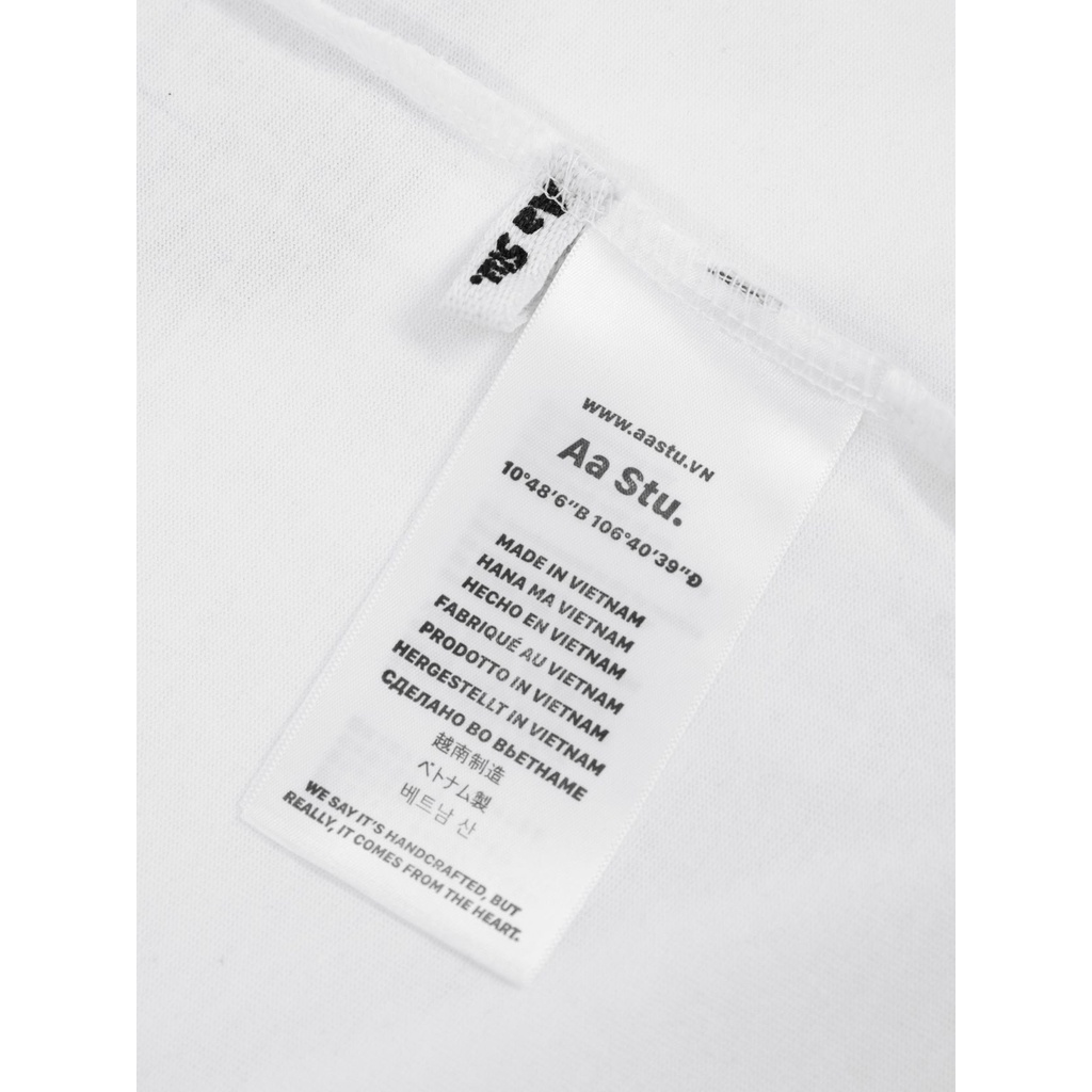 ÁO THUN XỊT SƠN CHỮ a AA STU - AASTU.® BOXY SPRAY TEE - M/WM* Aastudio