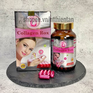 Viên uống COLLAGEN ROX làm đẹp da chống lão hóa, cải thiện nếp nhăn - Hộp 60v mẫu mới