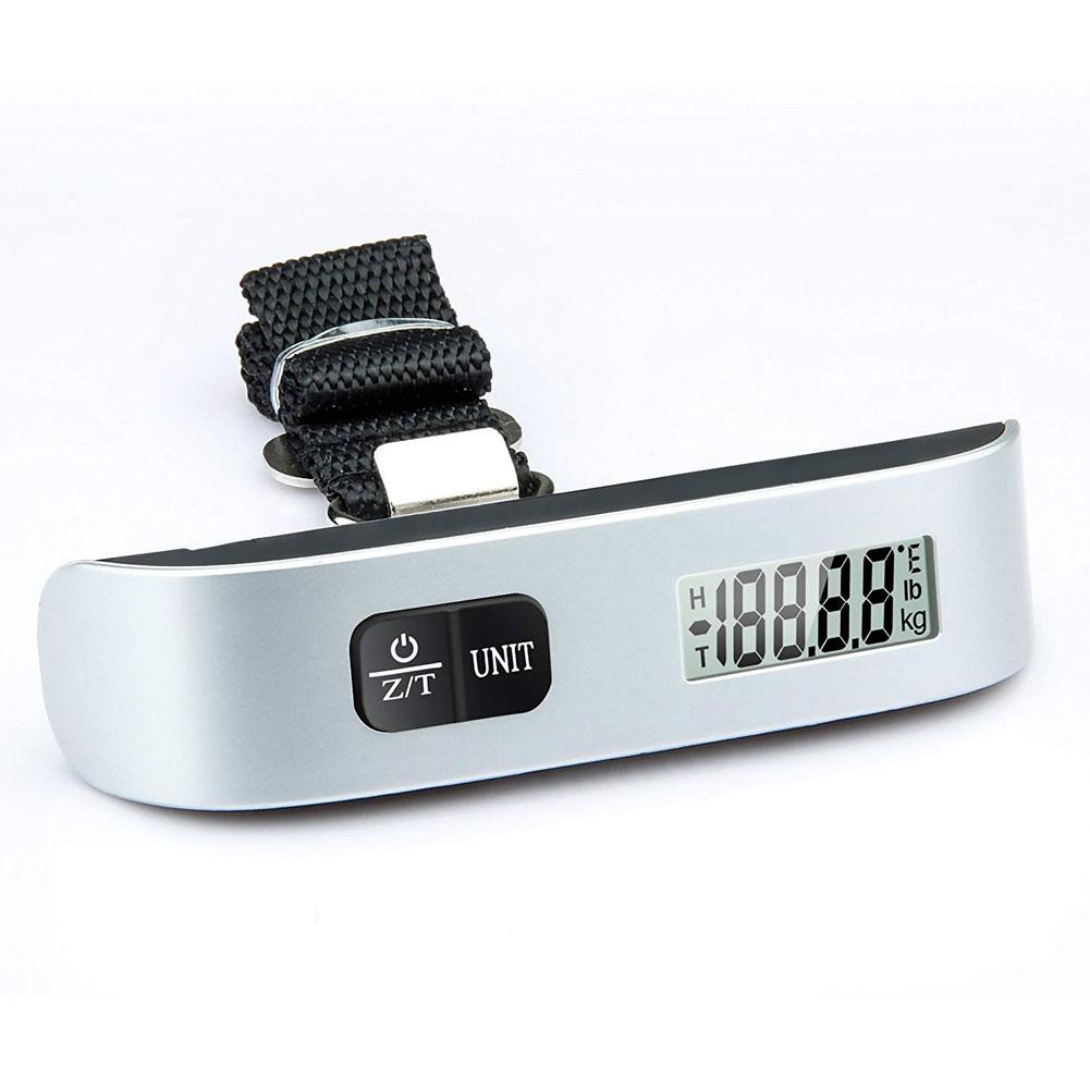 TD Cân hành lý điện tử kỹ thuật số 50kg / 110lb Vali xách tay Túi hành lý Cân treo Cân cân bằng LCD