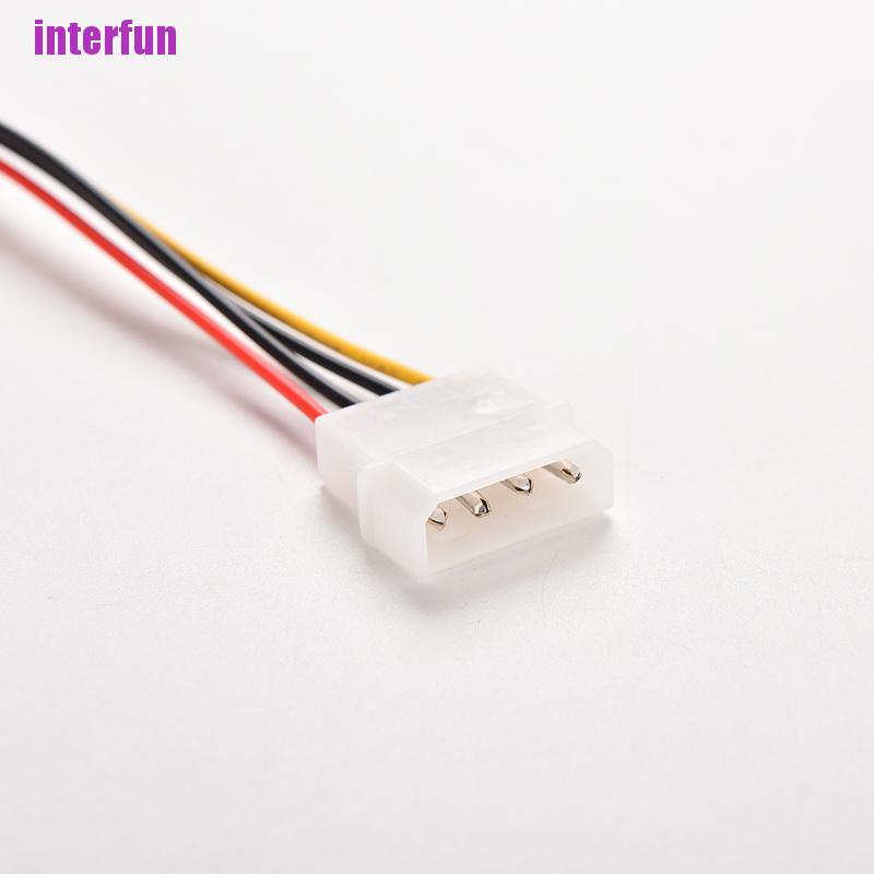 1 Dây Cáp Chuyển Đổi Nguồn Ổ Cứng 4 Pin Ide Molex Sang 15-pin Cho Ổ Cứng Sata