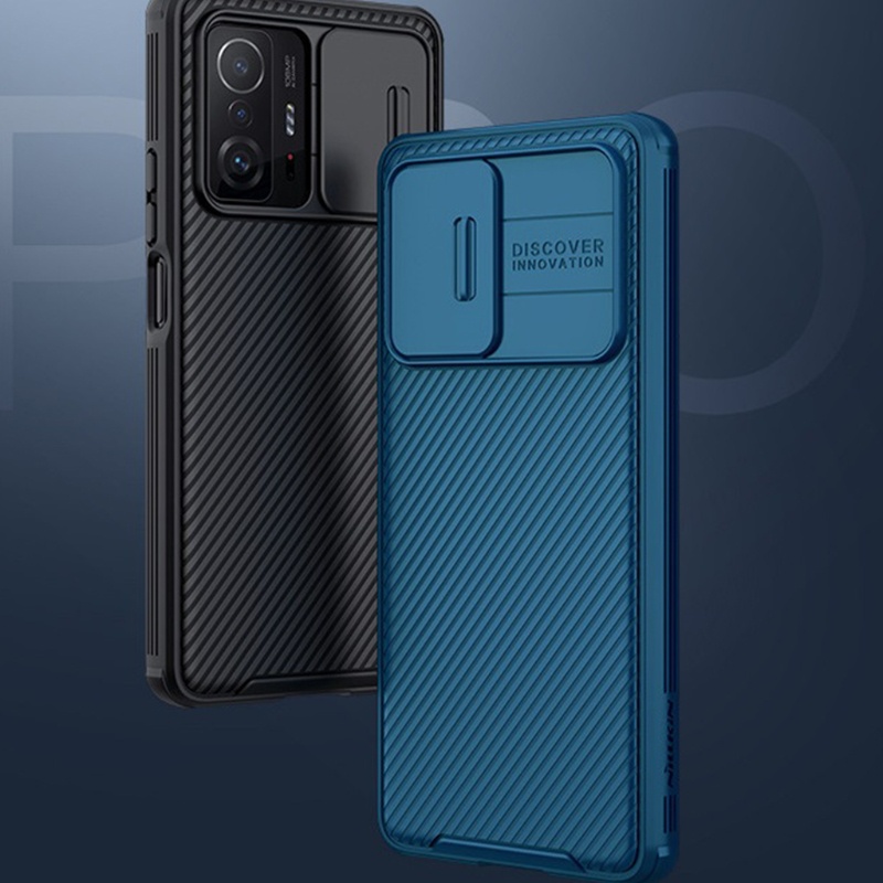 Ốp Điện Thoại Màu Đen / Xanh Dương Phong Cách Cổ Điển Thời Trang Cho 11T Pro / 11T