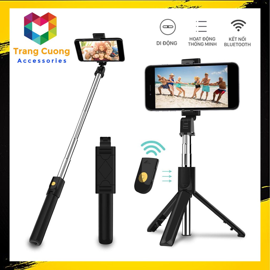 [🚚FREESHIP] Gậy Chụp Ảnh K07 Bluetooth Selfie kèm Điều Khiển từ xa - CHẤT LƯỢNG CỰC TỐT | WebRaoVat - webraovat.net.vn