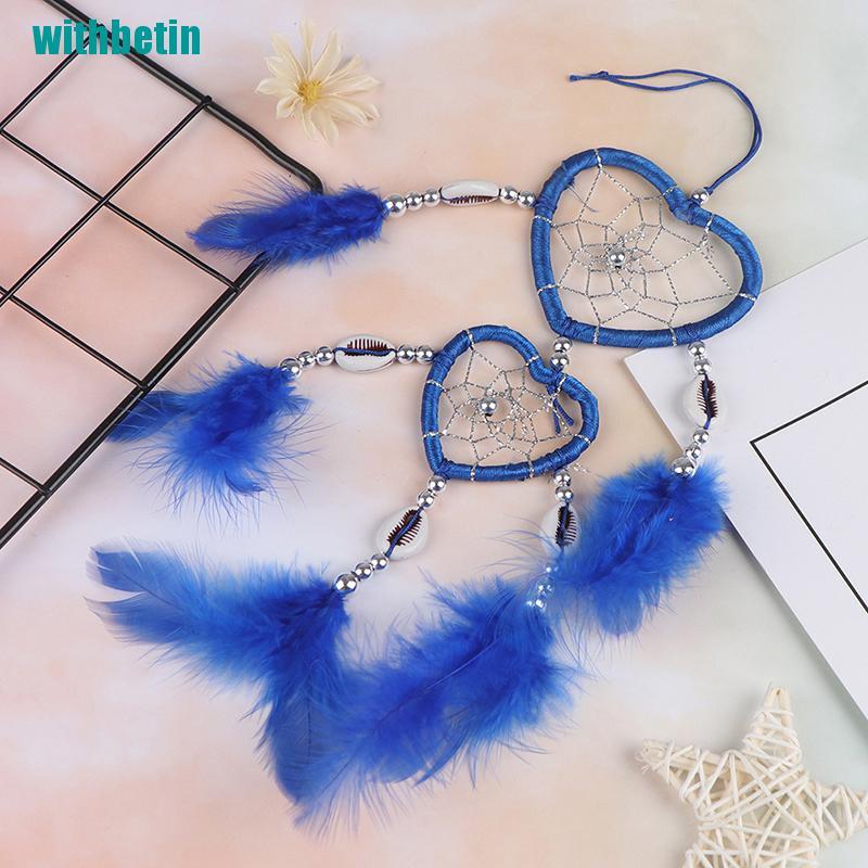 1 Dreamcatcher Đính Lông Vũ Trang Trí Nội Thất