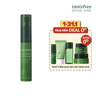 Thanh lăn dưỡng ẩm dành cho mắt và da mặt trà xanh innisfree Green Tea Seed Eye & Face Ball 10ml