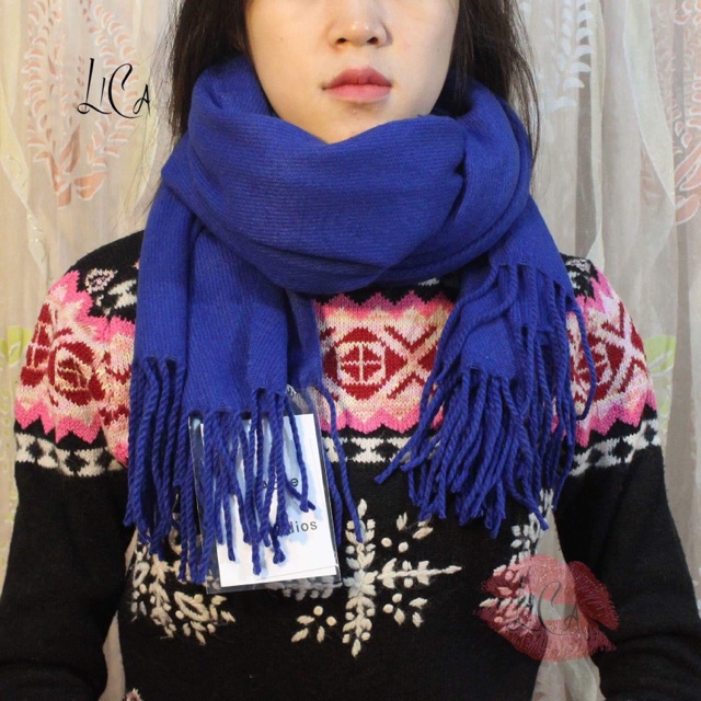 Khăn Acne Studios -Xanh Coban