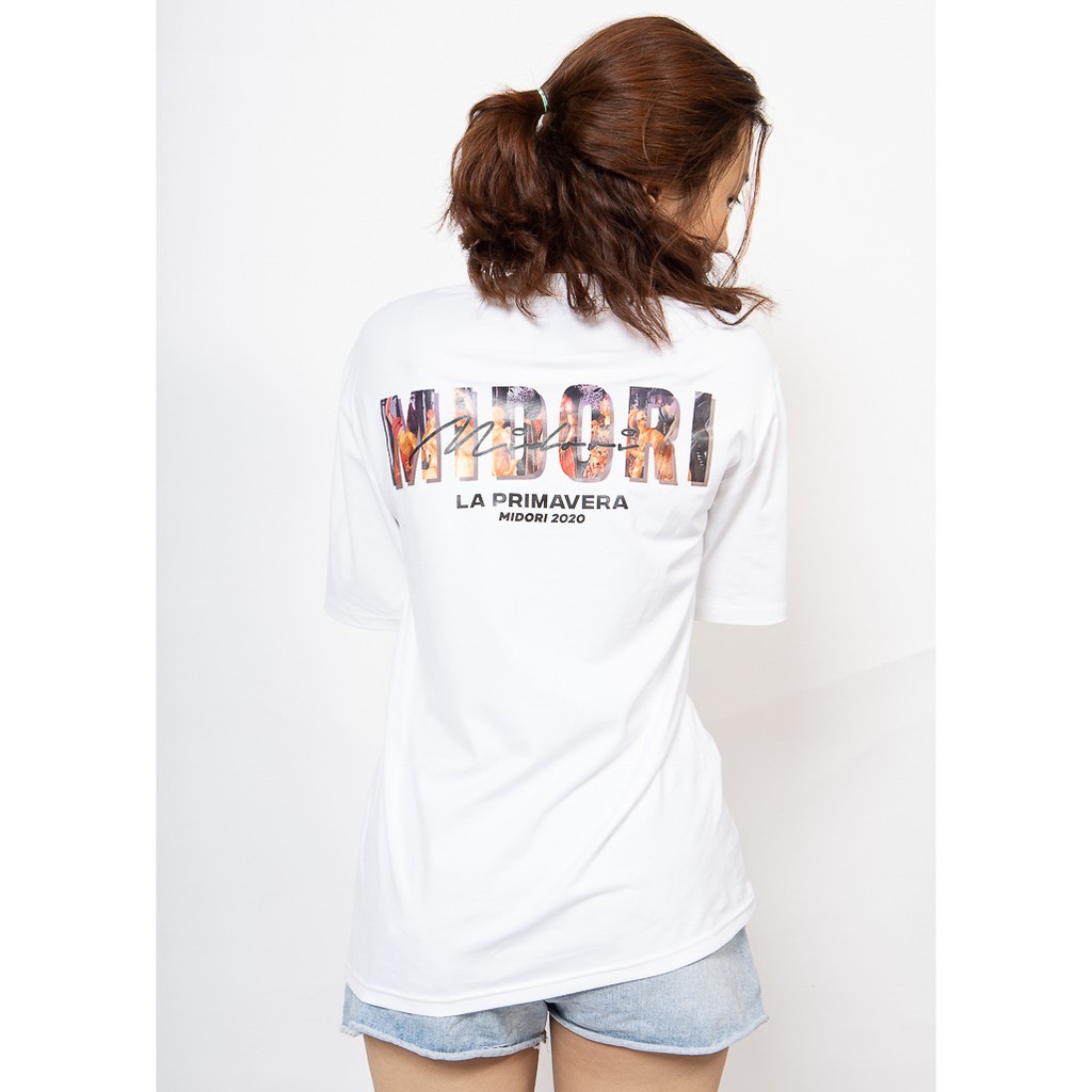 Áo thun unisex form rộng tay lỡ phông Nam Nữ La Prim Local Brand Chính Hãng Mi Midori