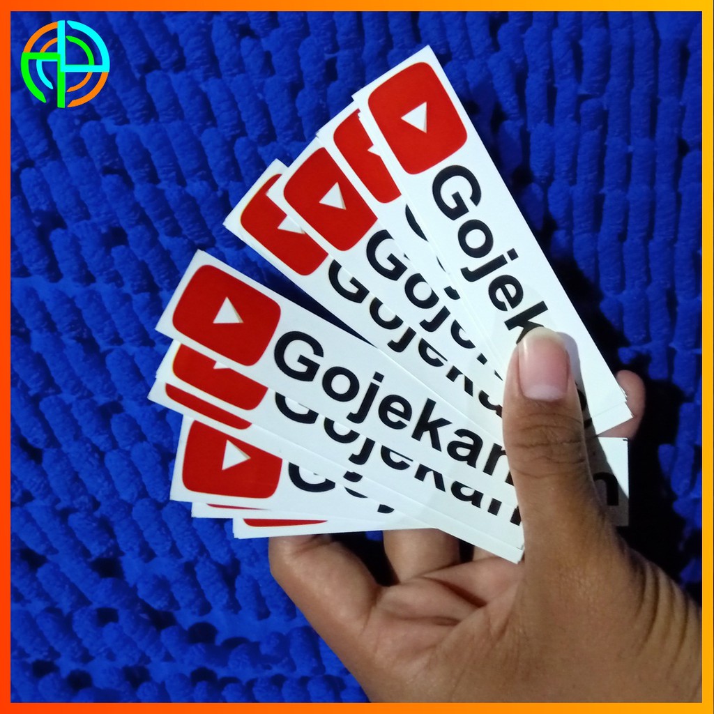 Set 10 Sticker Dán Trang Trí In Chữ Channel Youtube Độc Đáo