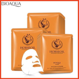 Mặt nạ dầu ngựa Bioqua - Hourse Oil Bioaqua Mask (Sỉ từ 5sp bất kỳ)
