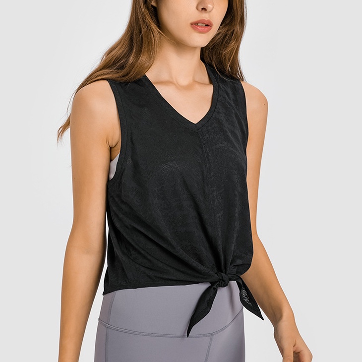 Áo thun thể thao Airactive Leisure DT170 DQ không tay dáng rộng thắt nút thoáng khí thời trang