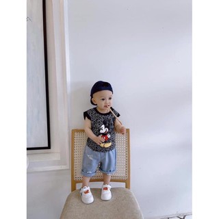 Sét áo đốm micky cho bé