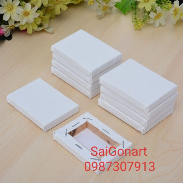 Khung Toan, Bố Canvas Hàn Quốc Vẽ Tranh Acrylic, Sơn Dầu 15*15-30*30cm