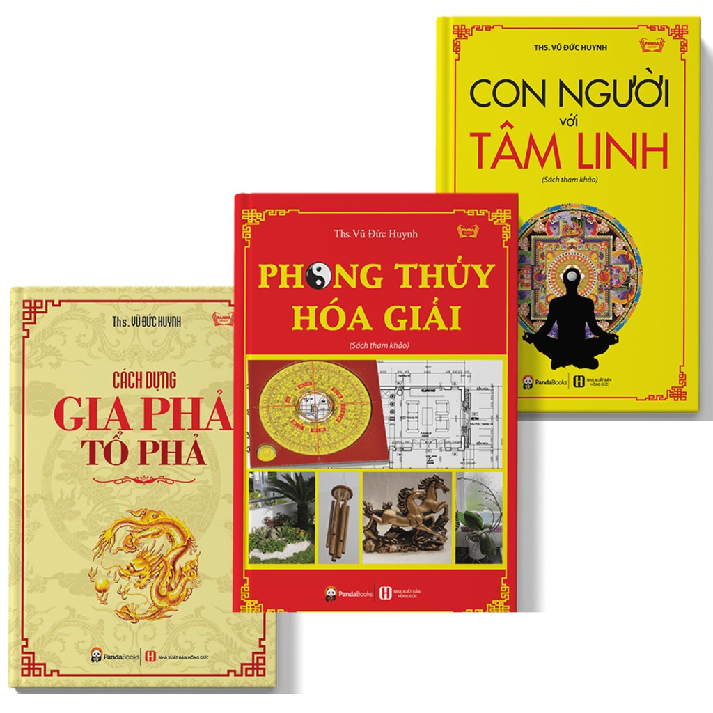 Sách Con người với tâm linh+ Cách dựng gia phả tổ phả+Phong thủy hóa giải