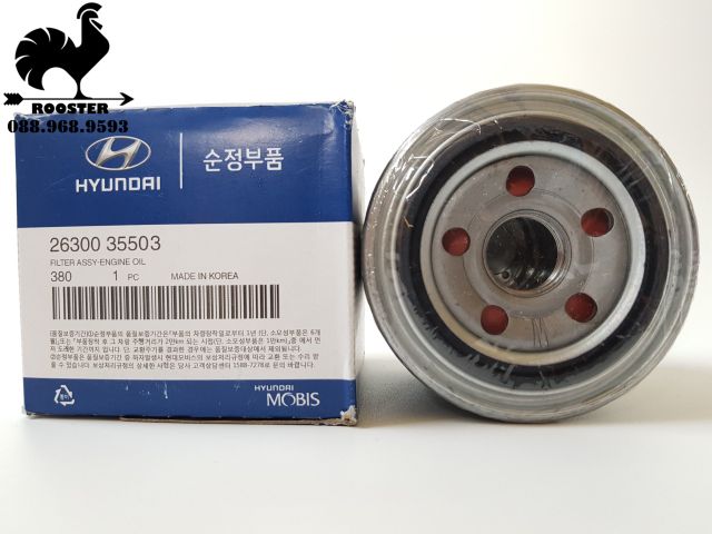 [Sỉ-Lẻ] Lọc nhớt, lọc dầu động cơ xe K3, Cerato, Elantra, Avante, Tucson, Rio.....(Mã:2630035503/2630035504/2630035505)