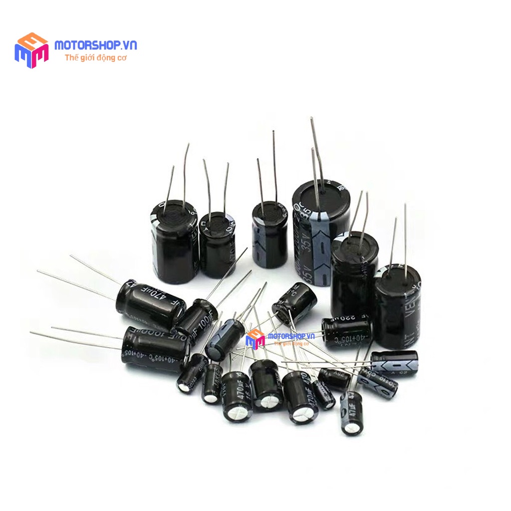 Bộ 10 Tụ hóa 35V 100uf, 220uf, 470uf, 1000uf