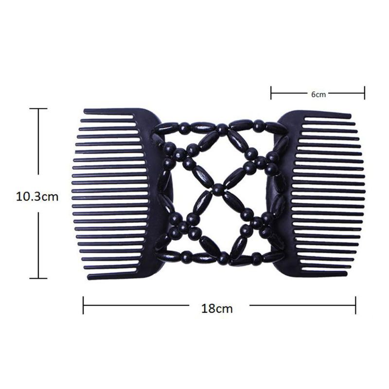LILY Magic Comb Floral EZ Updo Women Stretchy Double Hair Beauty Beaded Girls Ha
