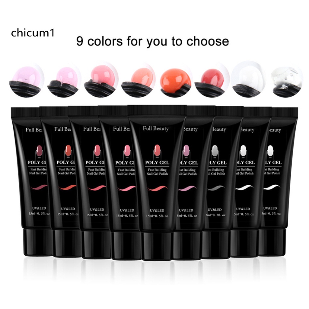 [Hàng mới về] Gel sơn móng tay Full Beauty trong suốt khô nhanh nhiều màu tùy chọn