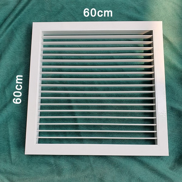 Miệng gió, cửa gió nan T, kích thước 60x60cm