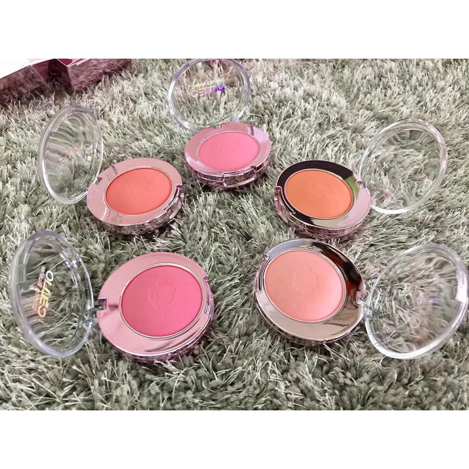 Phấn má hồng ngọc trai CELLIO SHINING BLUSHER Hàn Quốc