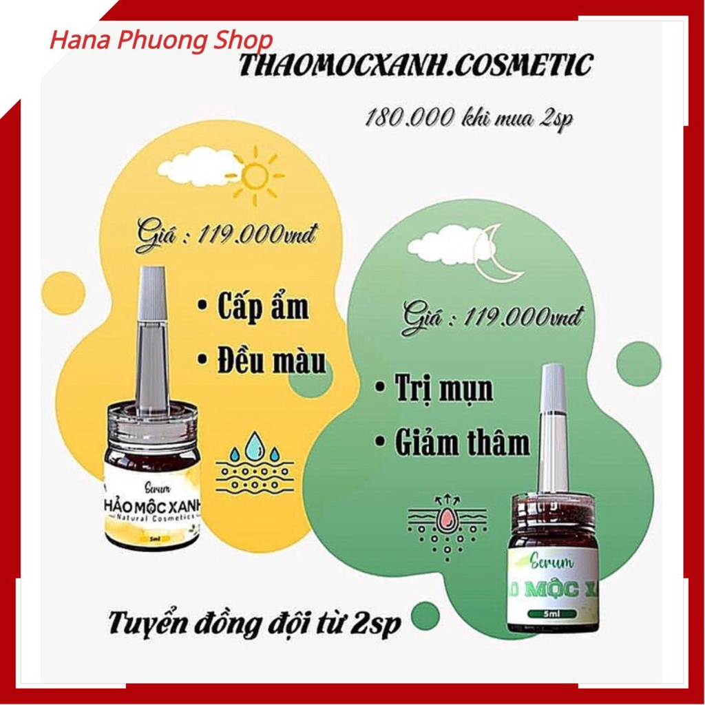 [Sẵn Hàng] COMBO Thảo Mộc Xanh - Chính Hãng