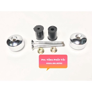 Gù future - wave - exciter inox 304 đặc nguyên khối gắn nhiều loại xe