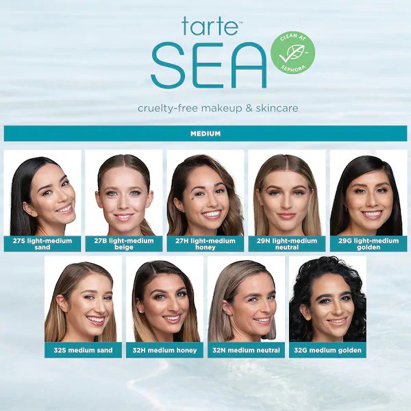 Tarte - Kem Nền Tarte SEA Water Foundation Broad Spectrum SPF 15 Sunscreen