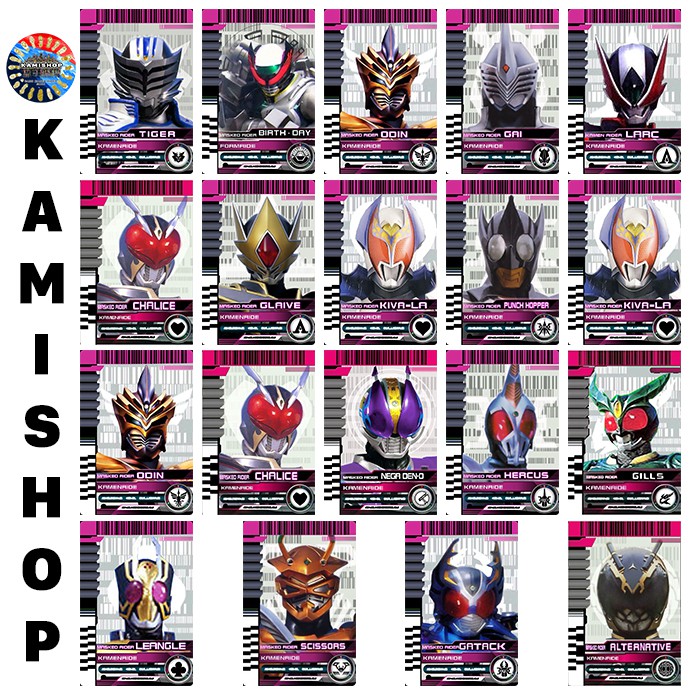 Card Kamen Rider Second Rider KAMISHOP Thẻ Kamen Rider Decade