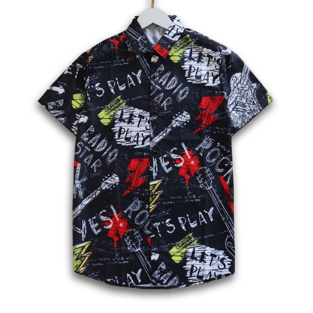 Áo Sơ Mi Nam Cổ Bẻ Họa Tiết Đẹp Nổi Bật Phong Cách Mới Lạ Form Rộng Mặc Mát [NEW UNISEX]