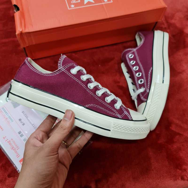 Giày Sneakers Converse 1970s Đỏ Đô Cổ Thấp