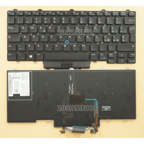 Bàn phím laptop Dell Latitude E5450 E7450 E5470 E7470 E7480 E5450 E7450 (có đèn+ có chuột) bh 12 tháng