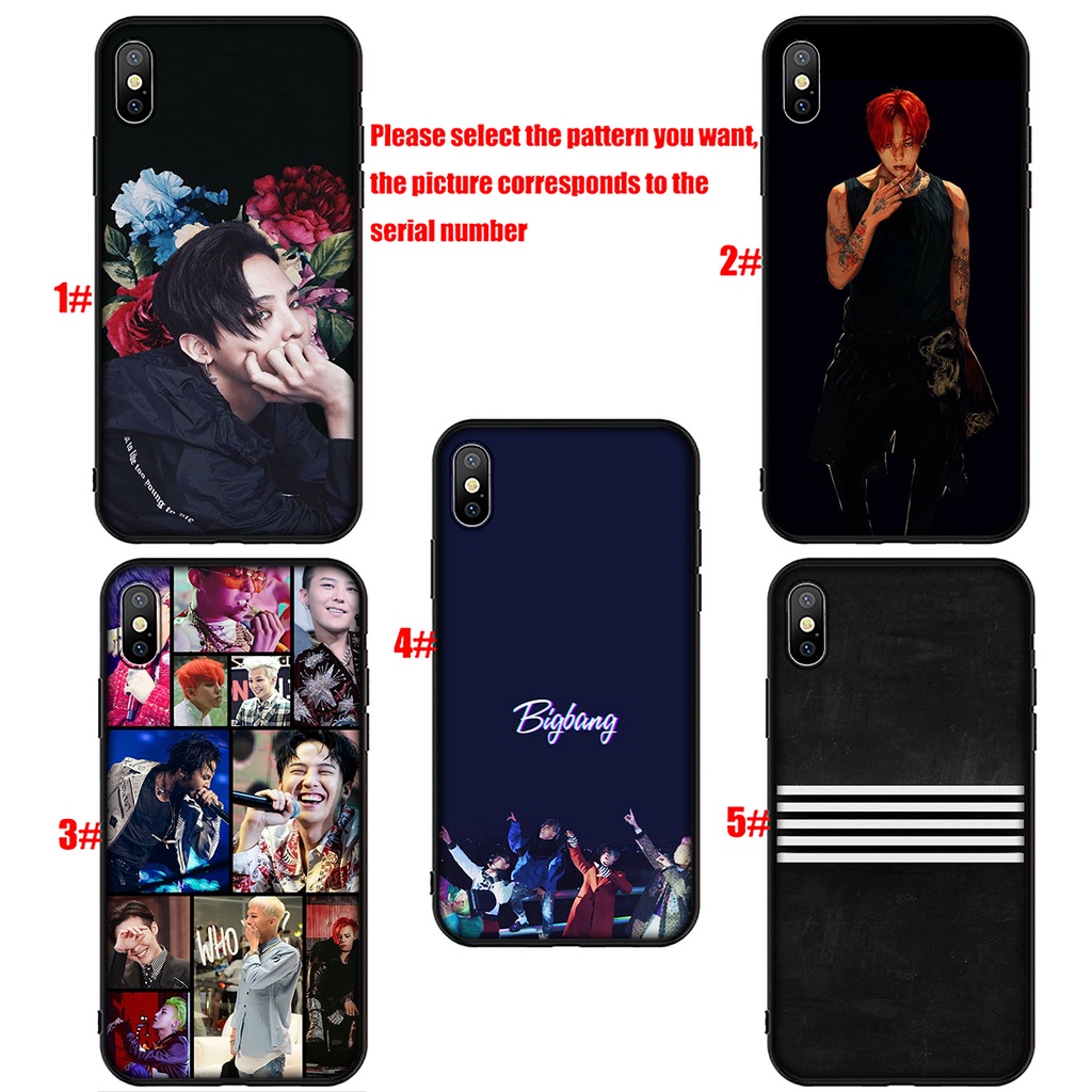 Ốp điện thoại mềm hình nhóm nhạc Bigbang G-Dragon cho iPhone 12 11 Pro XS Max XR X 12 Mini