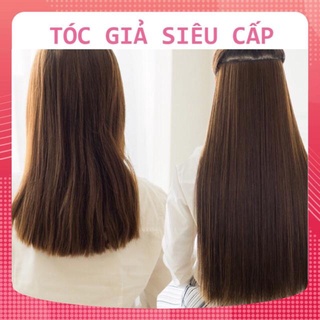 [TÓC GIẢ KẸP] KẸP THẲNG 5 PHÍM DÀY DẶN DÀI 55-60CM, RỘNG 25CM