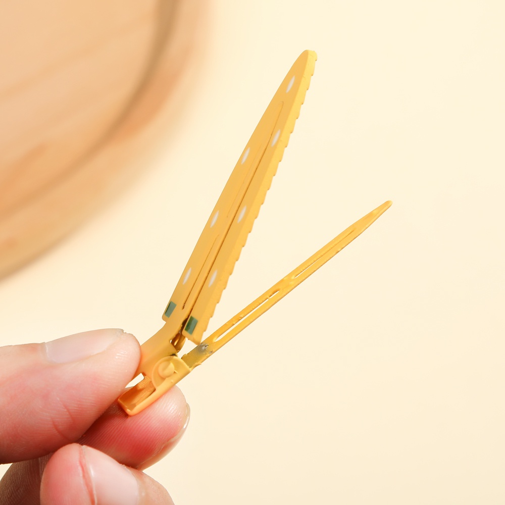 Kẹp tóc Haimeikang làm từ kim loại không đường may hình trái cây hoạt hình thời trang Hàn Quốc dễ thương cho nữ