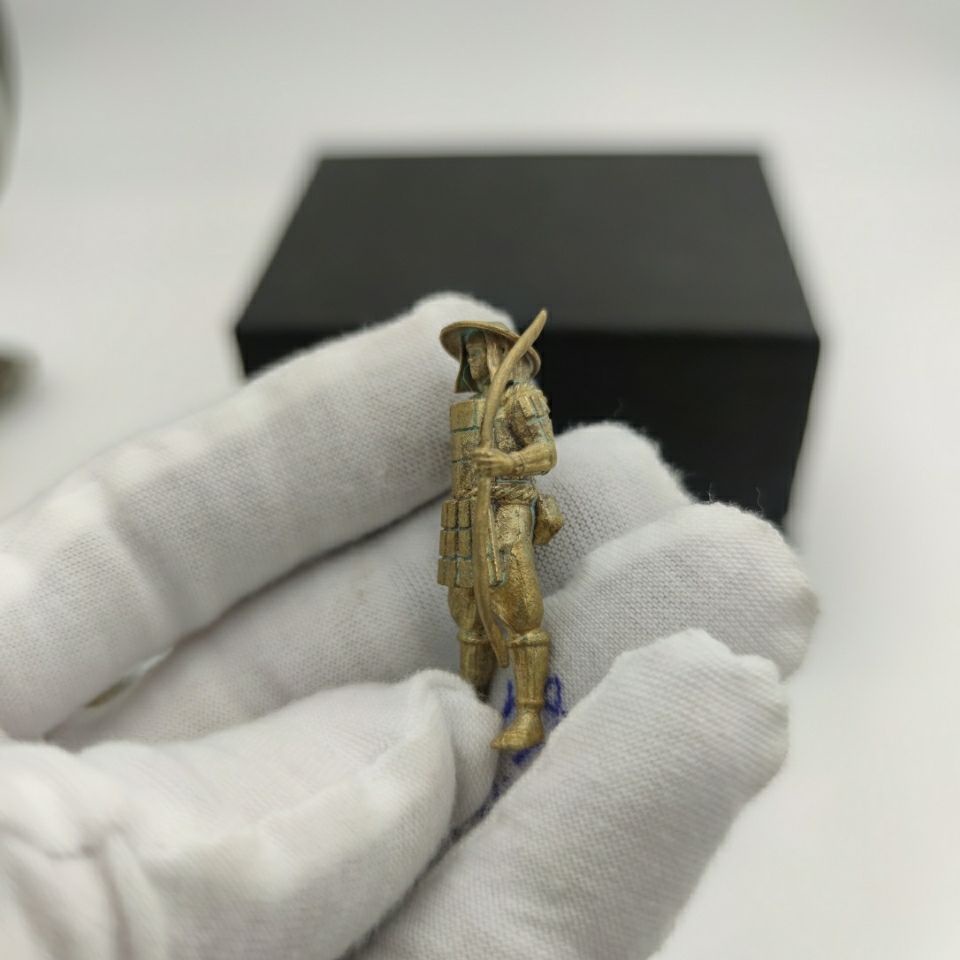 Mô Hình Đồ Chơi Người Lính Samurai Nhật Bản Bằng Đồng Thau 94