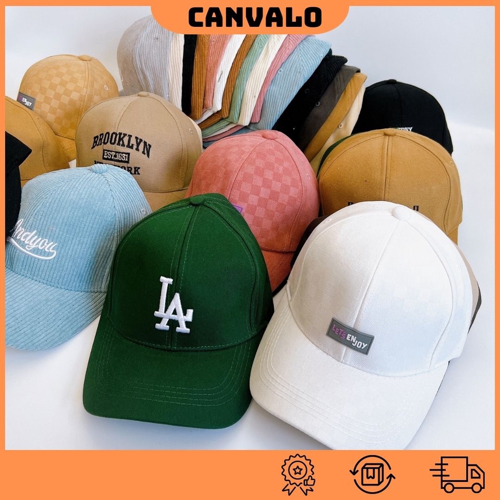 Mũ lưỡi trai nón kết nhiều mẫu mã thêu chữ phong cách Unisex cực đẹp - canvalo