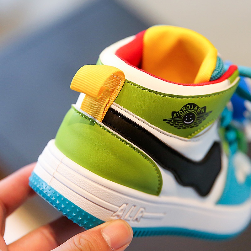 Giày Thể Thao Hai Màu Kẹo Mềm Mại Thoải Mái Phong Cách Mới Nhất Cho Bé Gái 4-15 Tuổi