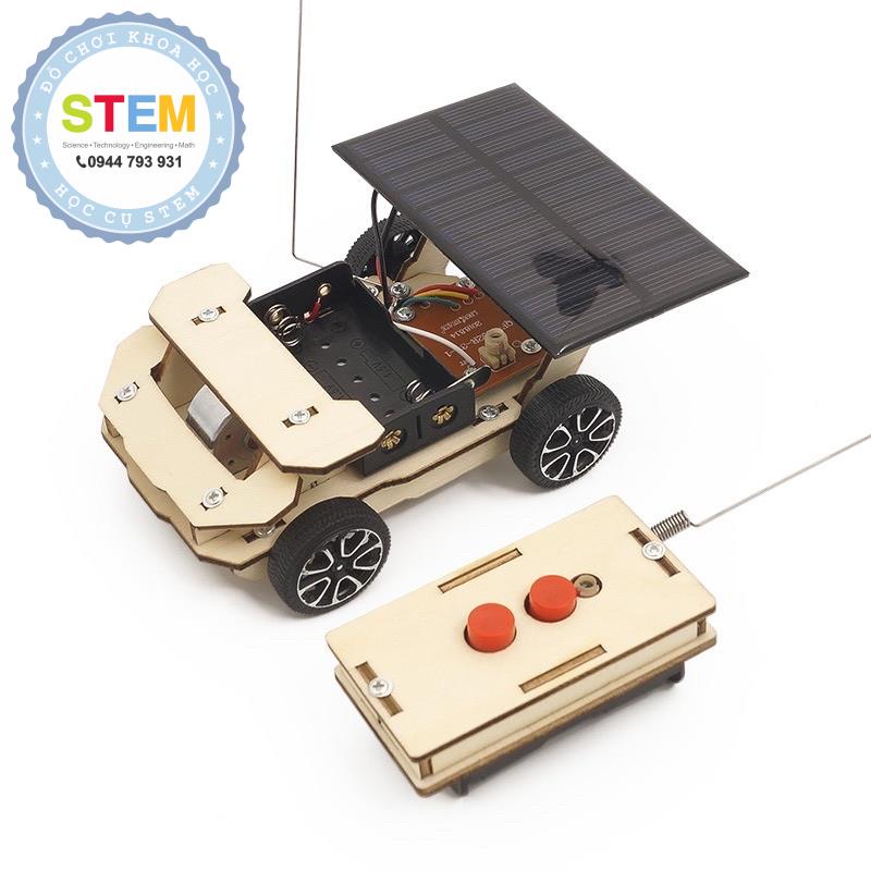 Ô tô điều khiển từ xa tự lắp ráp - chạy pin năng lượng mặt trời DIY| Đồ chơi STEM