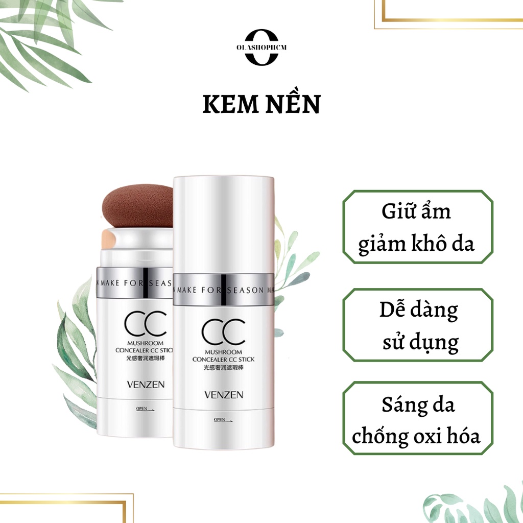 Kem che khuyết điểm dạng thỏi làm sáng hồng da chống nắng trắng hồng mịn màng đầu nấm tiện dụng