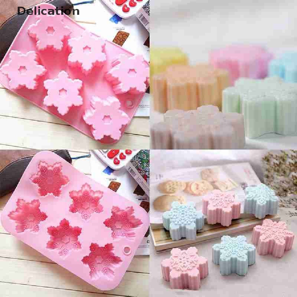 Khuôn Silicone Hình Bông Tuyết Giáng Sinh