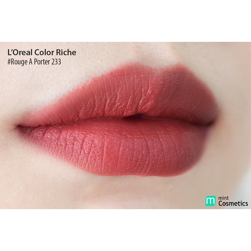 Son Loreal Color Riche 233 Rough A Porter (hồng đất dịu dàng)