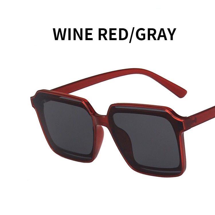 Kính mát gọng vuông chống tia UV400 thời trang cho nữ