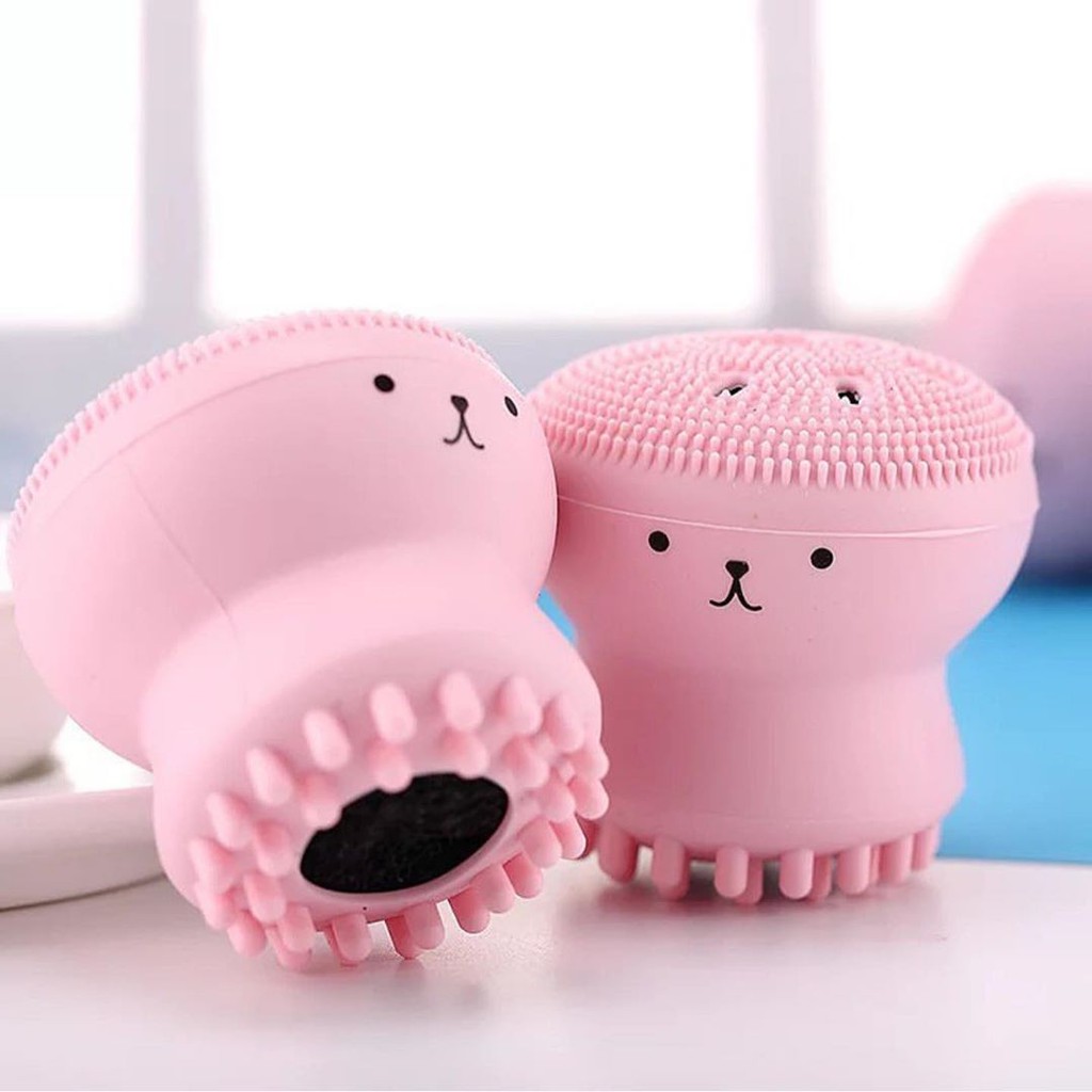 Cọ bạch tuộc rửa mặt silicon - rửa sâu tẩy tế bào chết - ngừa mụn ( có hộp và không hộp ) | BigBuy360 - bigbuy360.vn
