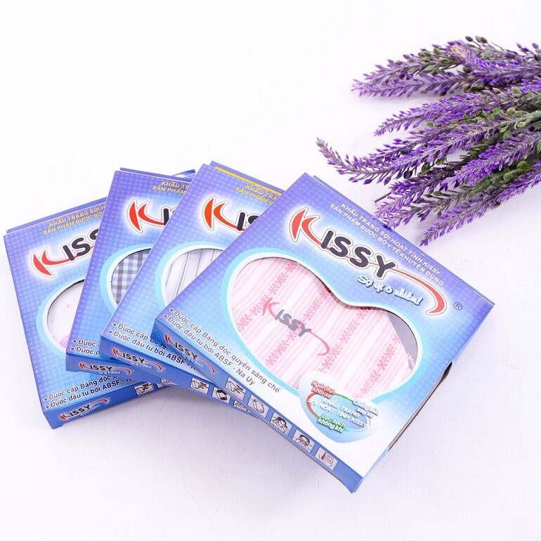 KHẨU TRANG KISSY VẢI KHÁNG KHUẨN NGƯỜI LỚN, TRẺ EM - Soleil shop